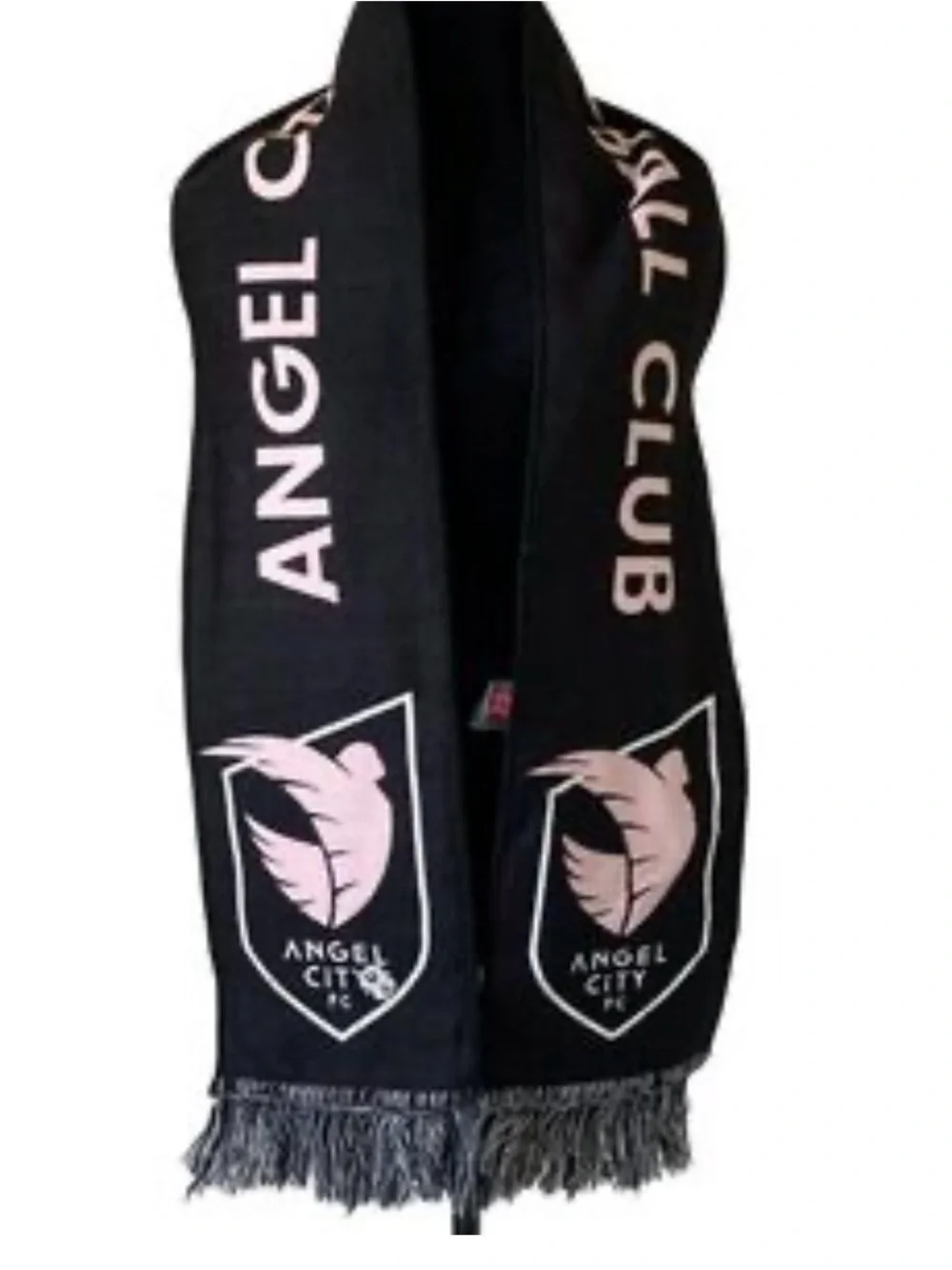 ANGEL CITY: Los Angeles women's FC black & pink scarf-BRAND NEW-GREAT GIFT🎁